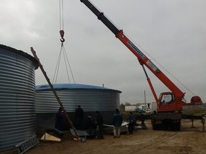 сталевий резервуар пожежного запасу води